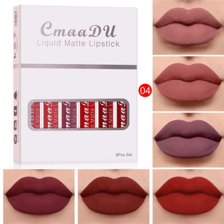 CmaaDu 6pcs Liquid Matte Lipstick Set - Image 2